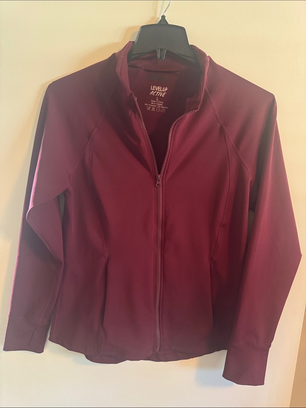 Women’s Wine Full-Zip Bomber Jacket